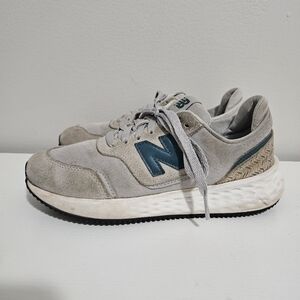 New Balance Gray and Green Athletic Shoes